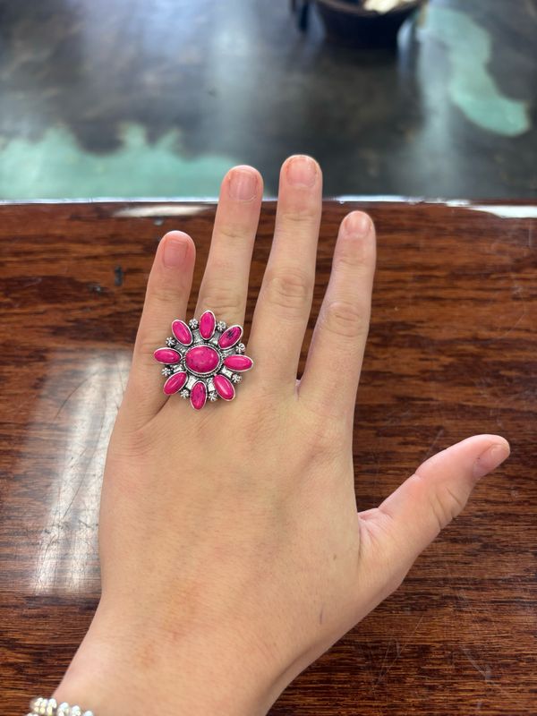 Flower Pink Ring