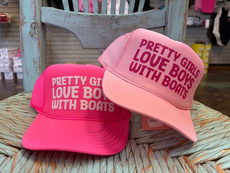 Pretty girls love boys with boats