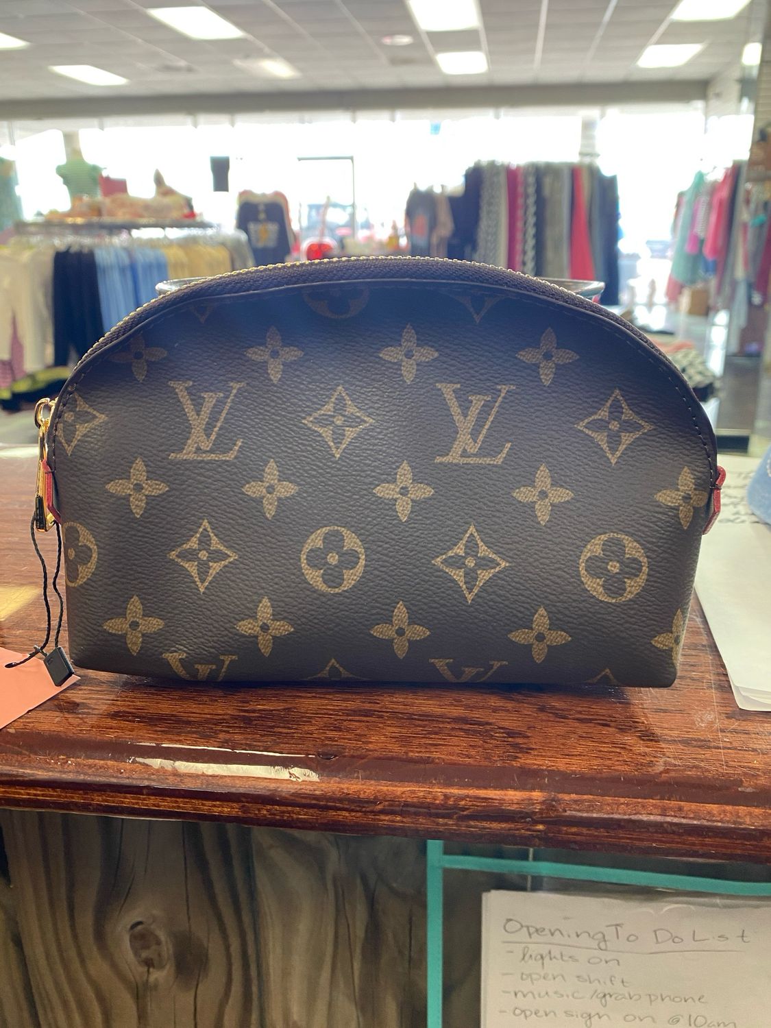 Inspired LV makeup bag