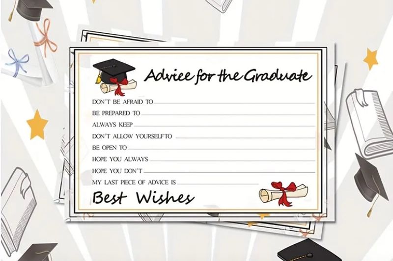 Graduation Advice cards