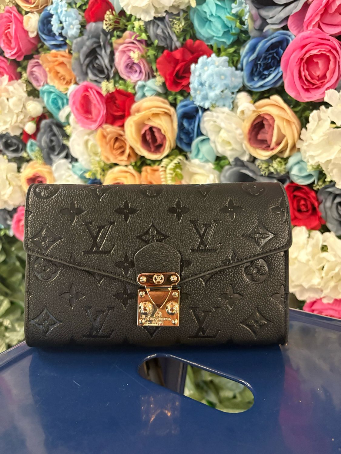 Inspired embossed crossbody