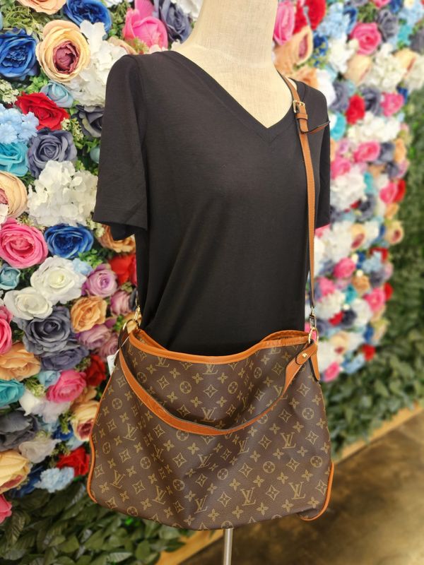 LV Inspired Brown Tote