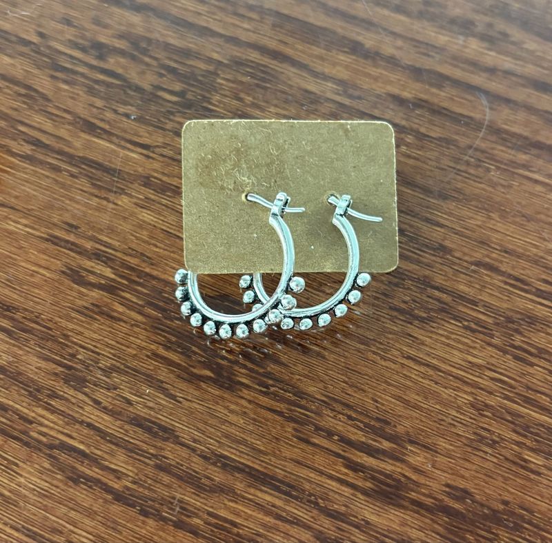 silver hoops 