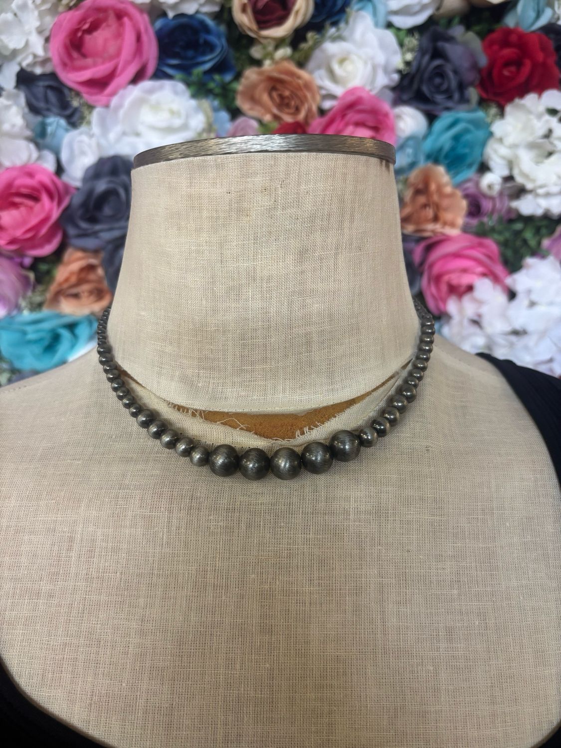 Western Large beaded necklace