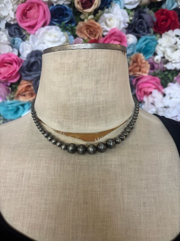 Western Large beaded necklace