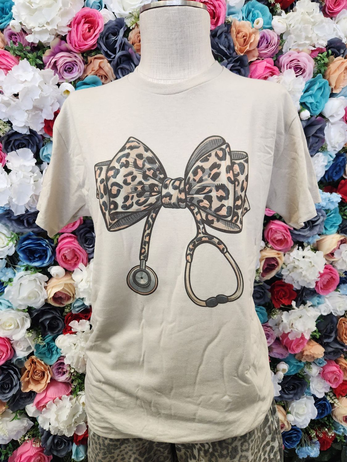 Leopard Bow Stethoscope 