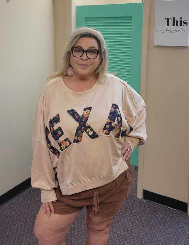 Floral Texas Crewneck