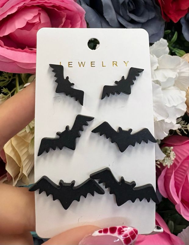 Bat earrings