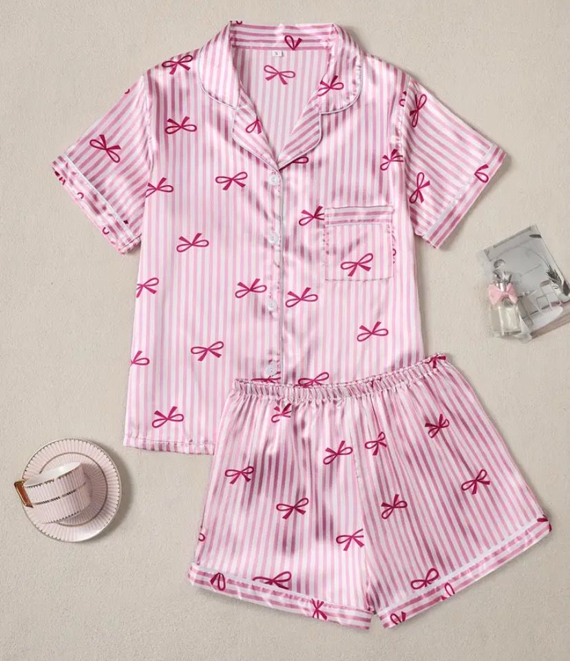 Pink stripped pjs