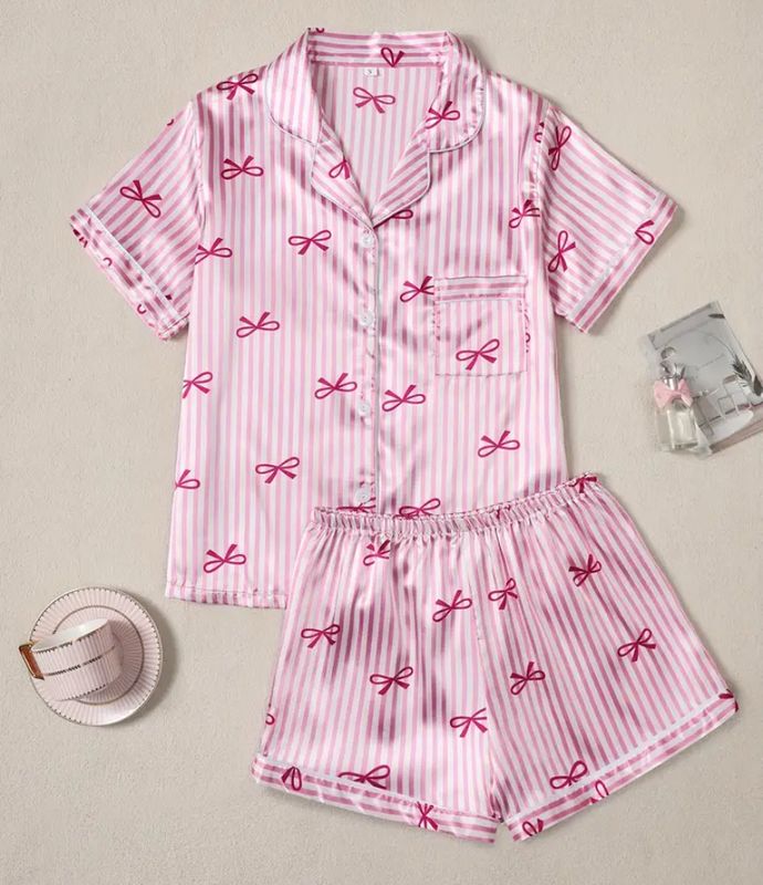 Pink stripped pjs