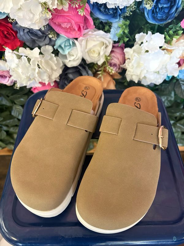 Platform Slide-On Mules