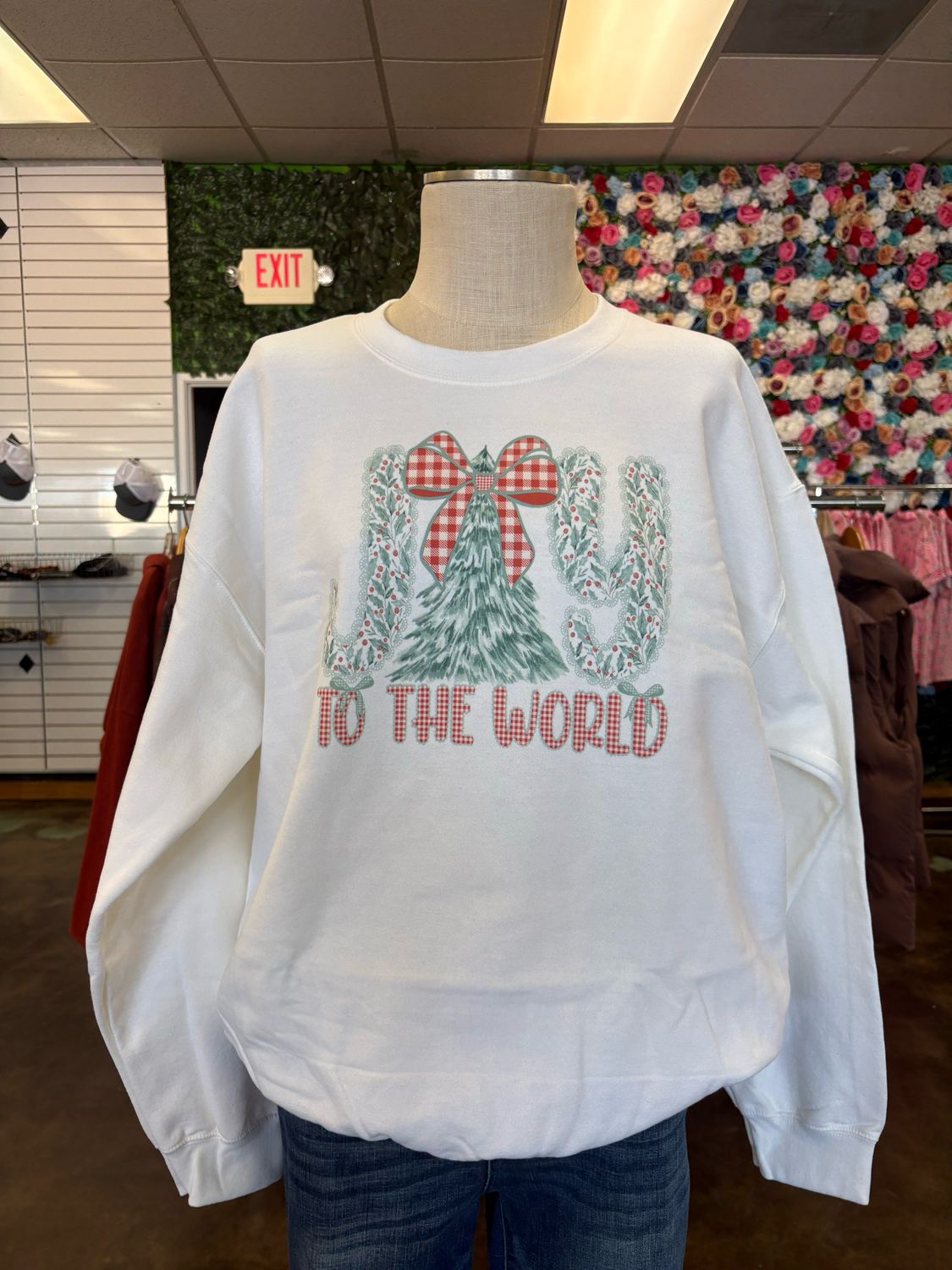 Joy to the world sweatshirt
