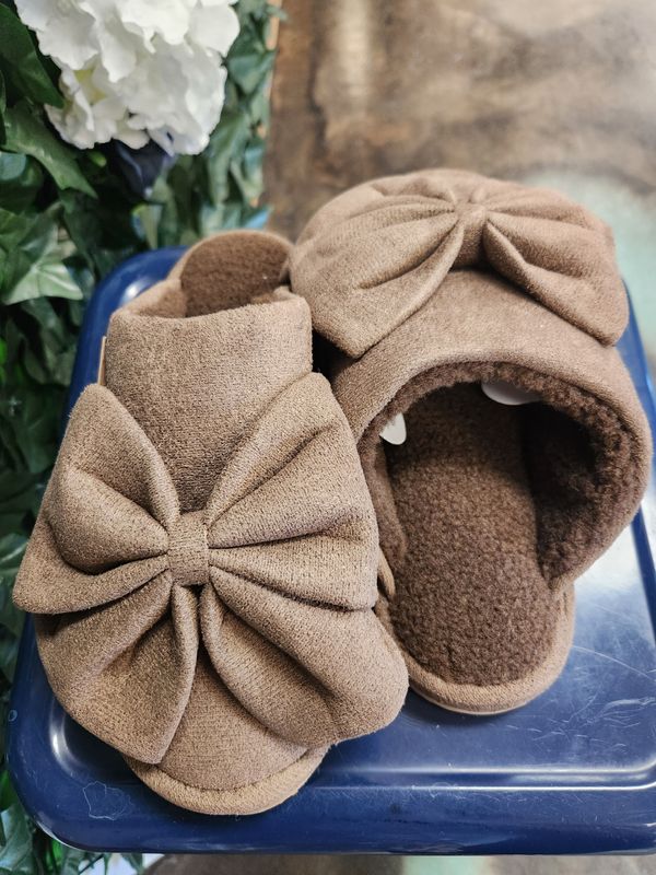Faux Suede Slippers - CC 