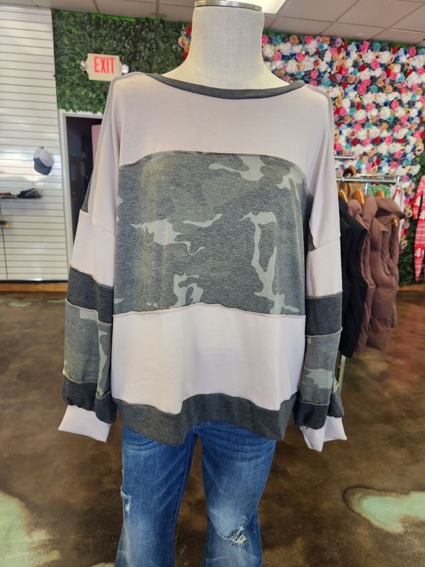 Comfy Camo Pullover 