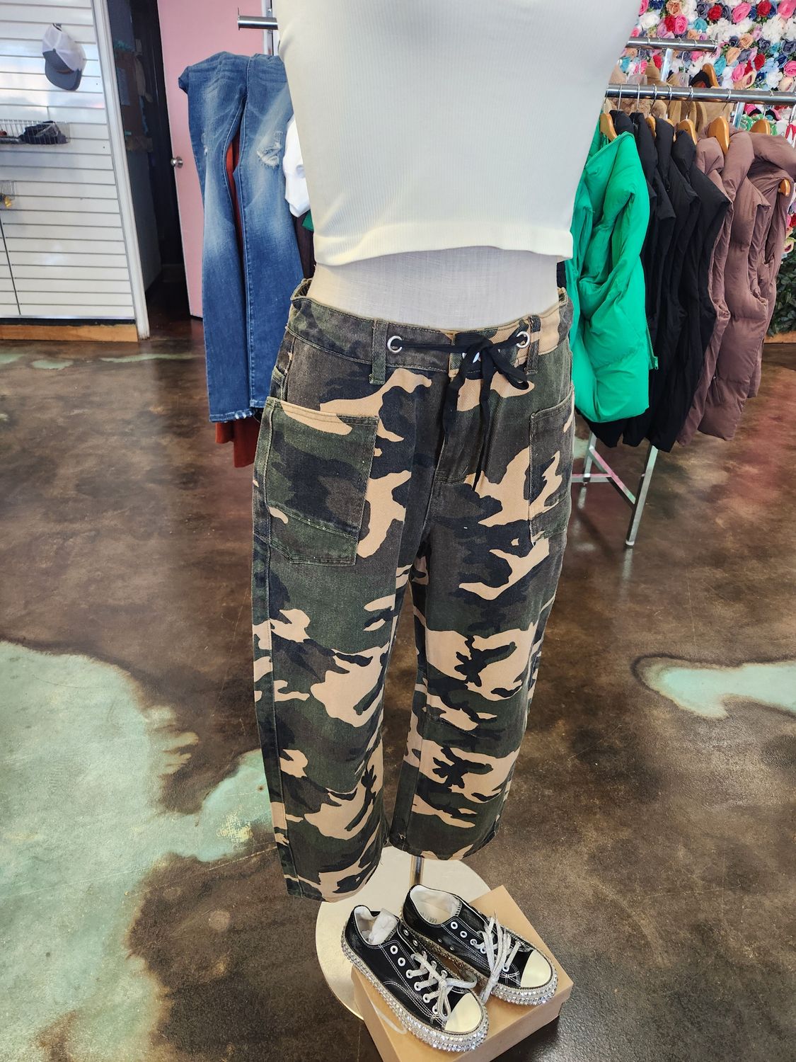 Camo Pants w/ Drawstring