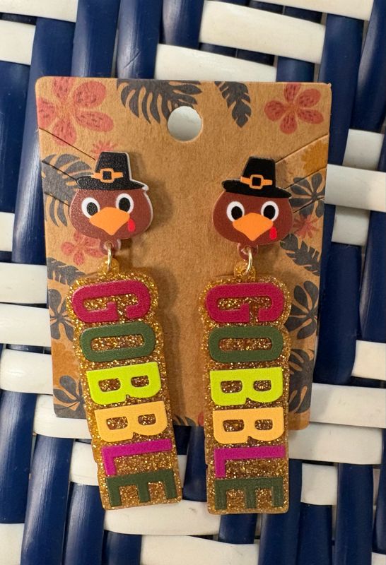 gobble gobble earrings