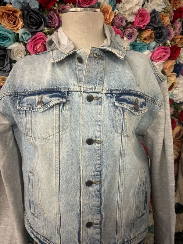 Denim Hoodie Jacket