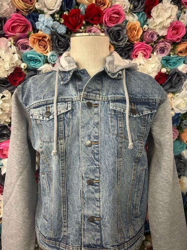 Denim Hoodie Jacket