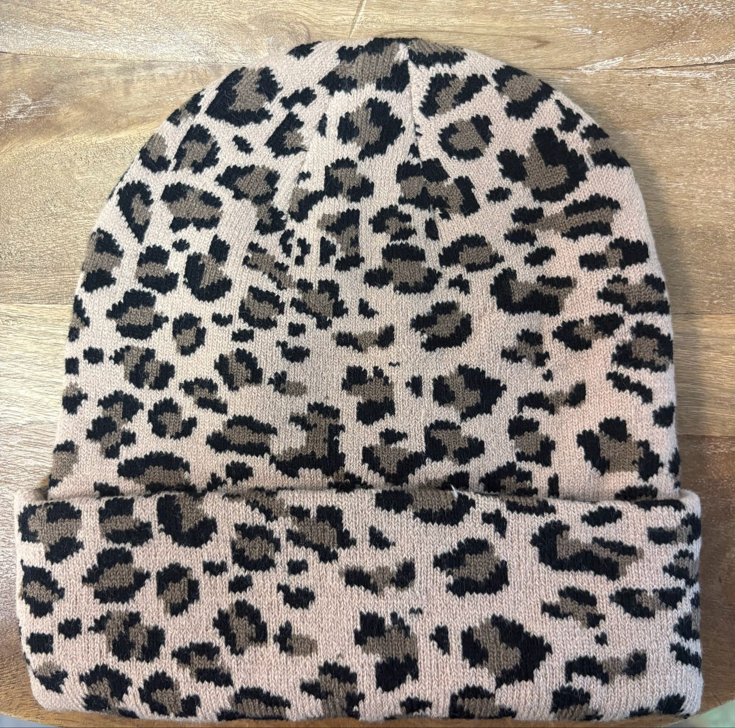 leopard beanie