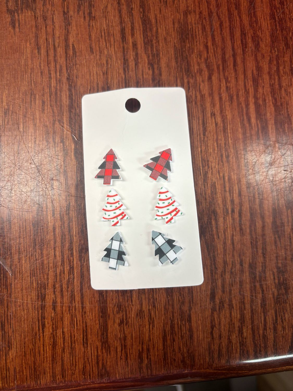 Pack of XMAS Tree Earrings 