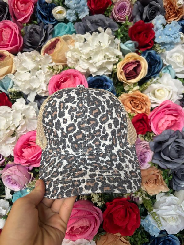 Leopard Print Hat 