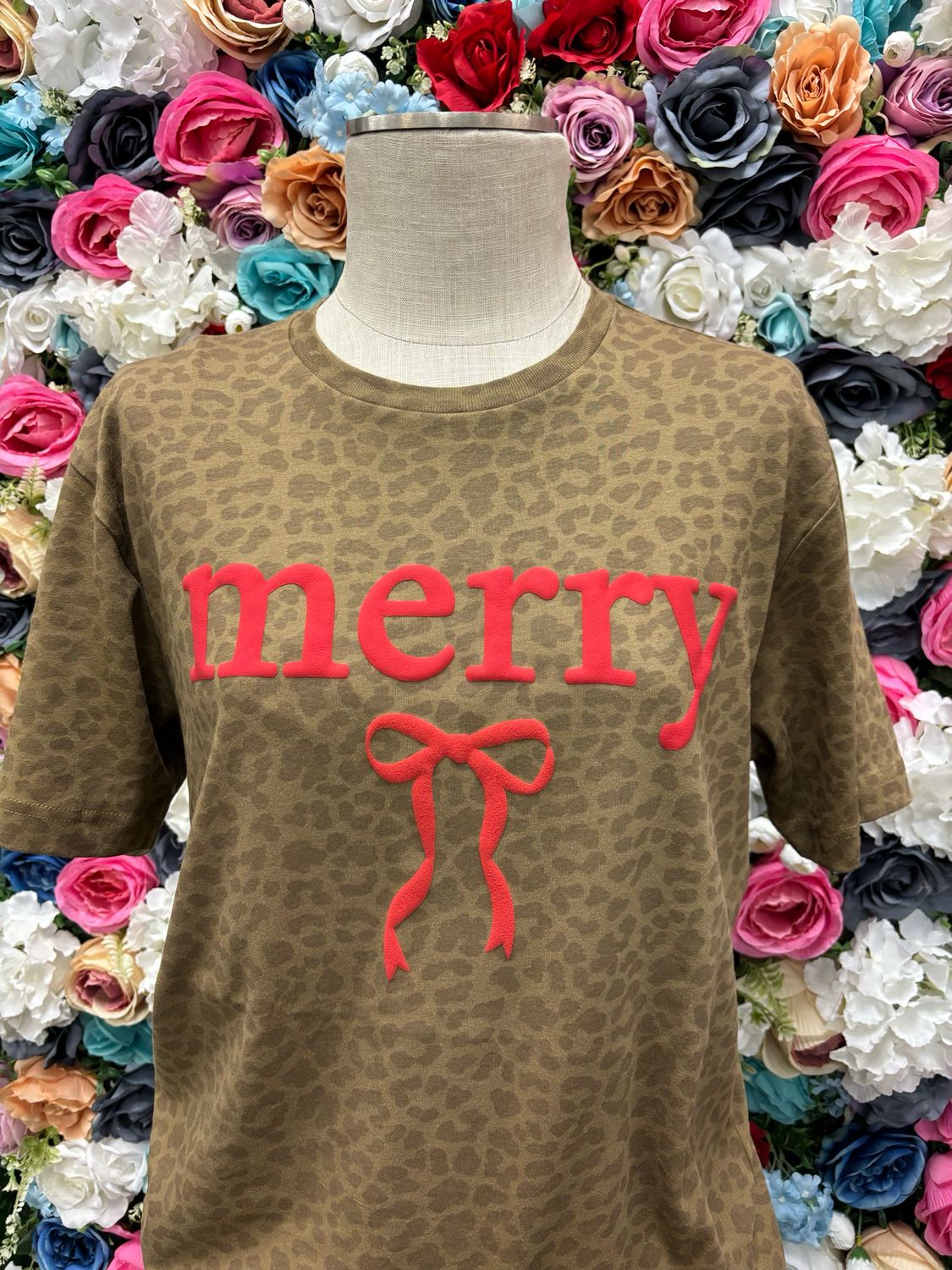 Merry Leopard Tee
