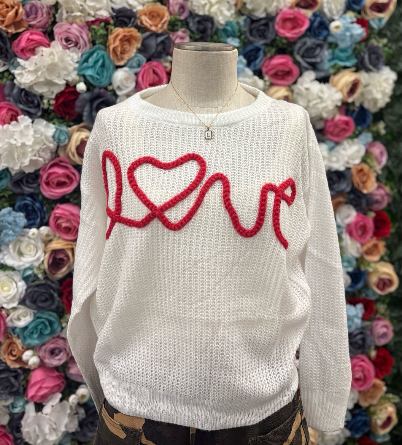 Love knit sweater