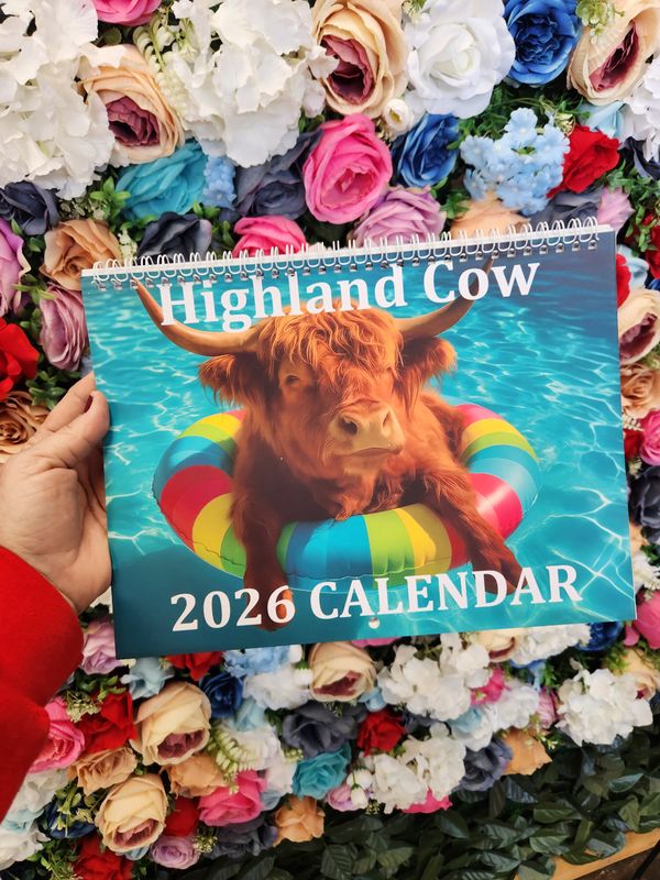 Calendar- Highland Cow