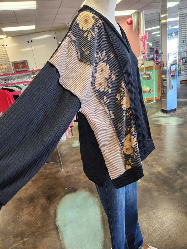 PatchWork Ribbed Shirt 