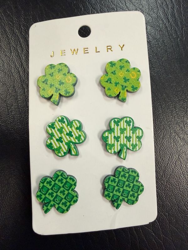 Shamrock 3 set earrings