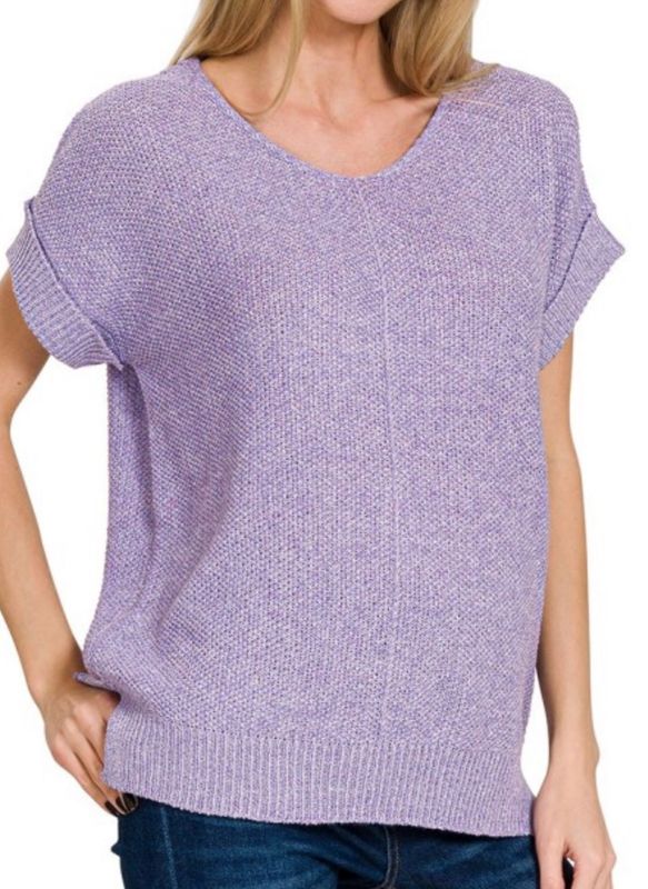 Center seam sweater plus