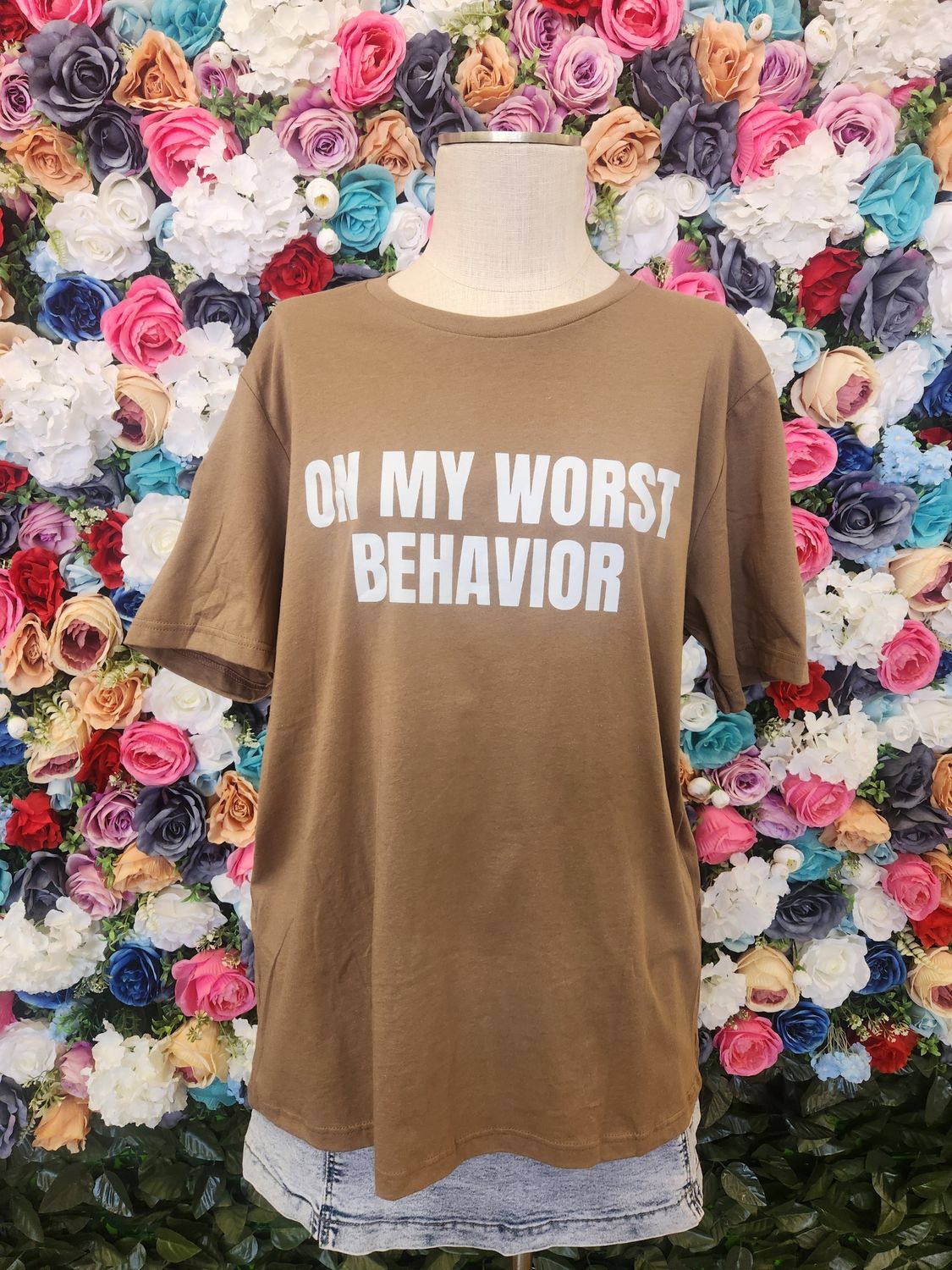 On My Best Behavior Mens Tee