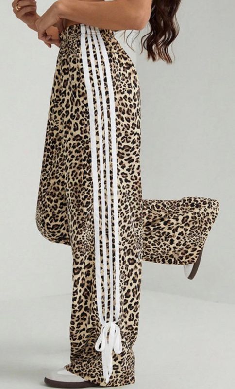 Leopard Print w/stripes Pant 
