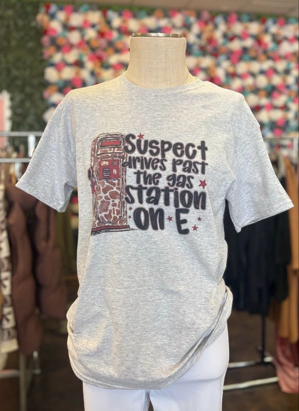 Suspect on E shirt