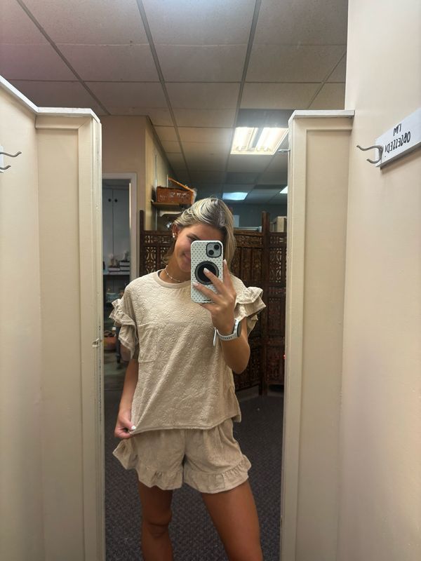Taupe Textured Set