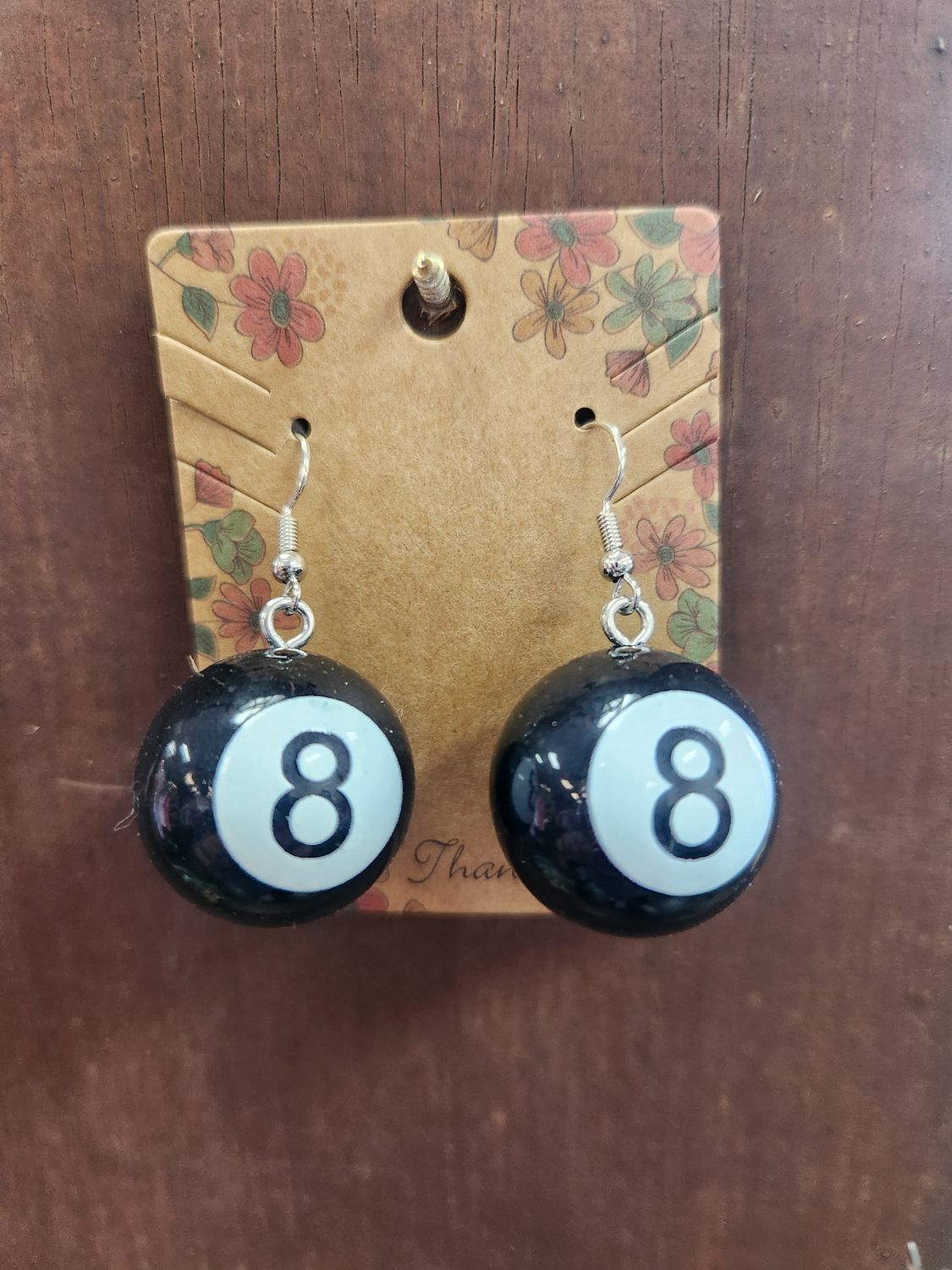 8 Ball Earrings