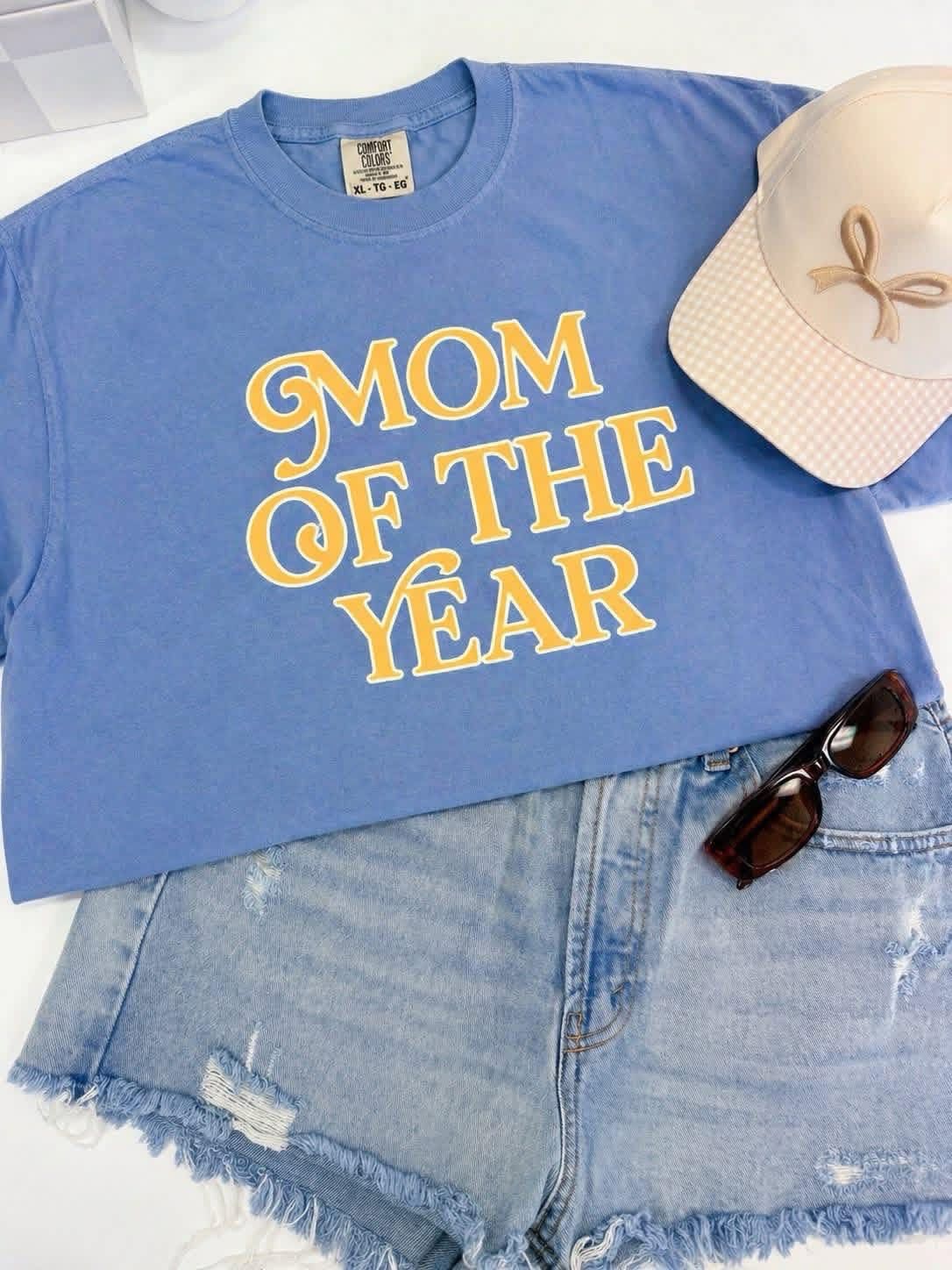 Mom of the year tee