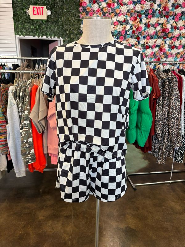 Checkered Comfy Set