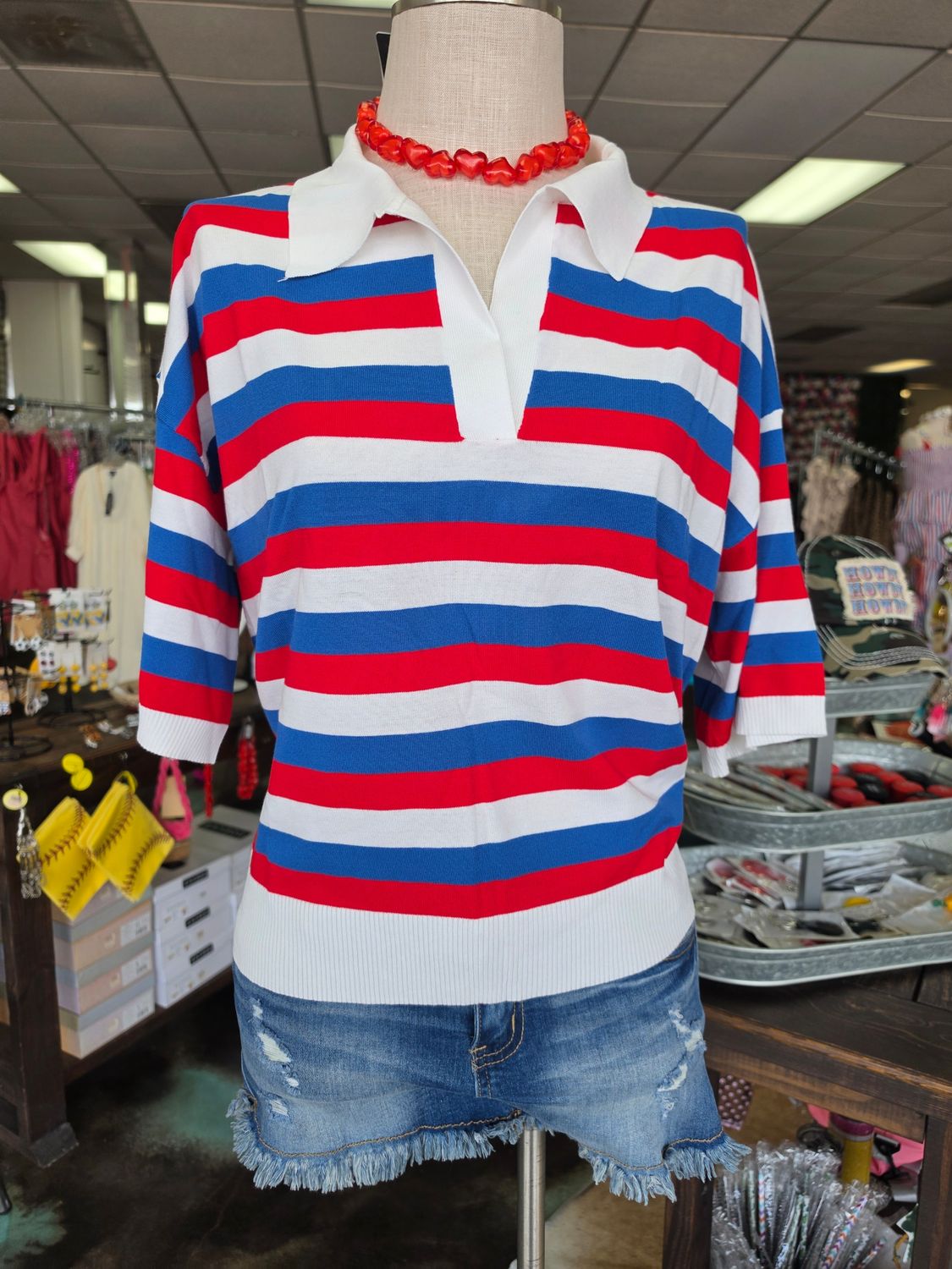 Red, White,&amp; Blue Shirt