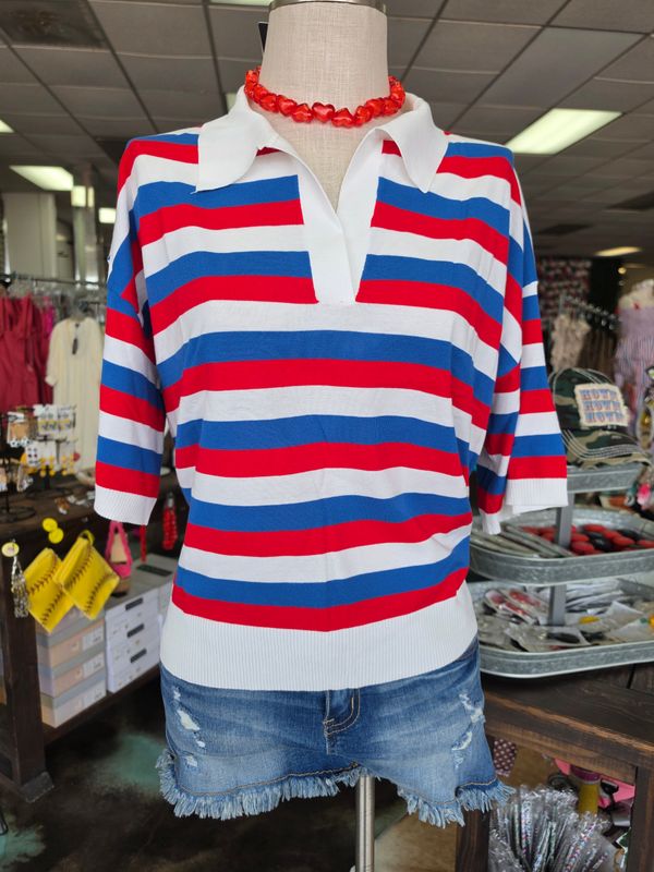 Red, White,&amp; Blue Shirt