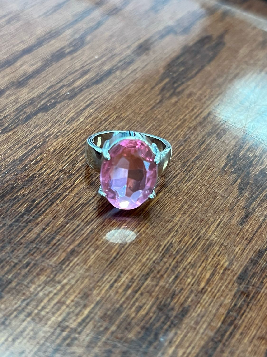 Pink jewel ring
