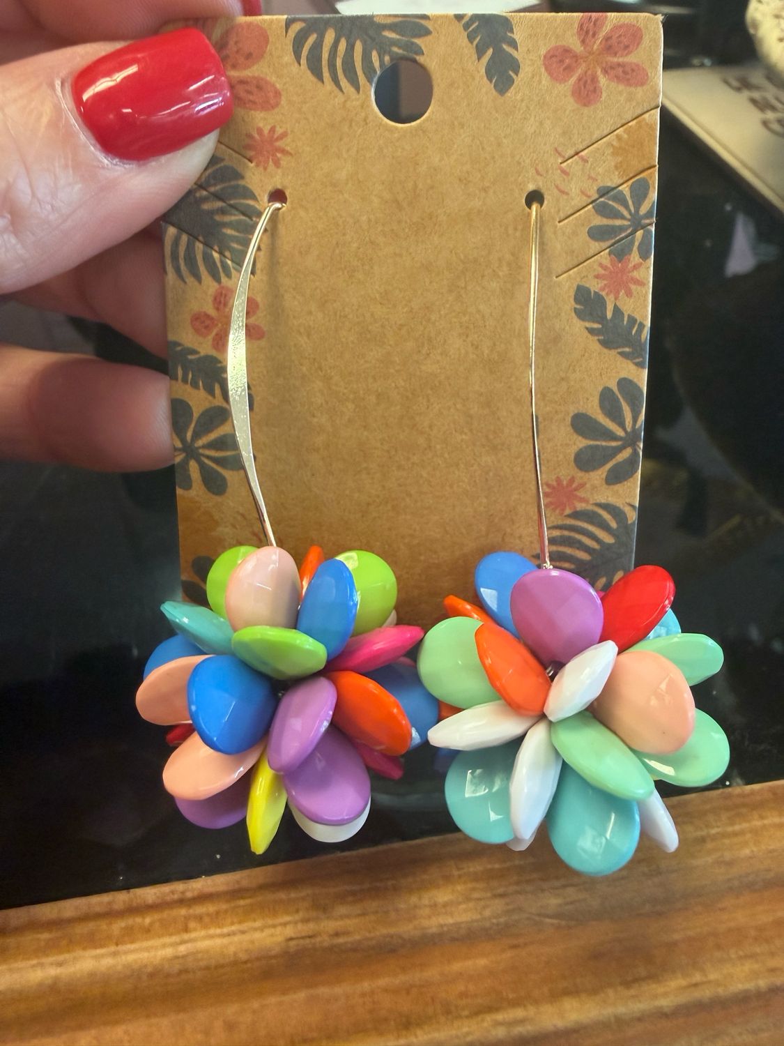 Multicolor Ball Earrings