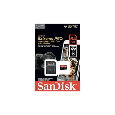 SANDISK MICRO SDXC Extreme PRO 64 GB