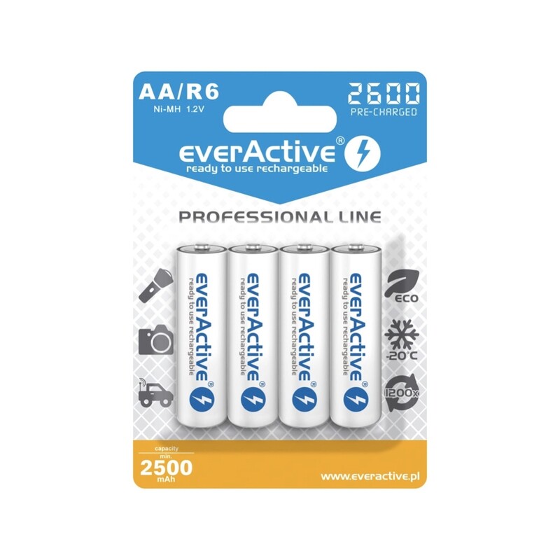EVERACTIVE 2600 mAh PROFESSIONAL LINE EVERACTIVE 2600 mAh PROFESSIONAL LINE