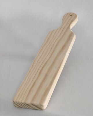 Greek Paddle. Fraternity or Sorority Traditional Style Pledge Paddle. Unfinished, ready to be decorated. Pine wood.