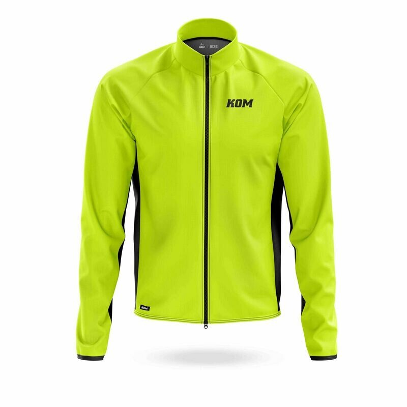 Chaqueta Corta-Viento Amarillo Neón