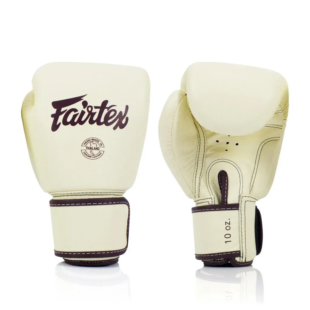 Guantes de boxeo de cuero auténtico