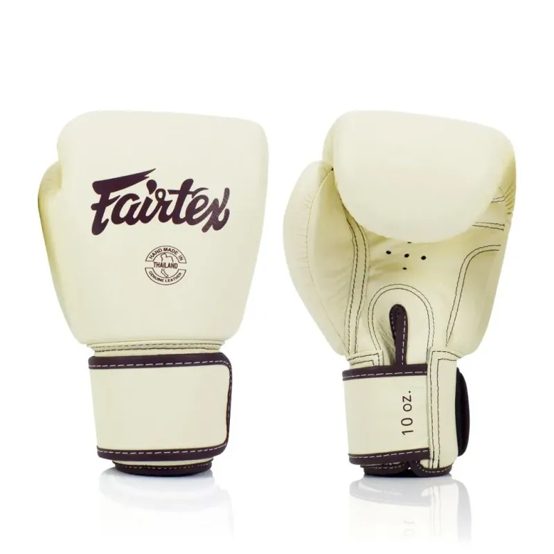 Guantes de boxeo de cuero auténtico