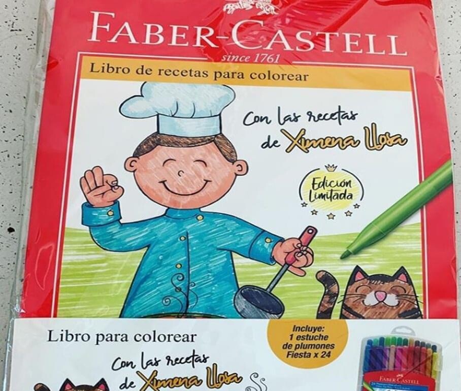 LIBRO DE RECETAS PARA COLOREAR