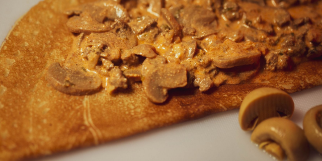 Carne con Champiñones